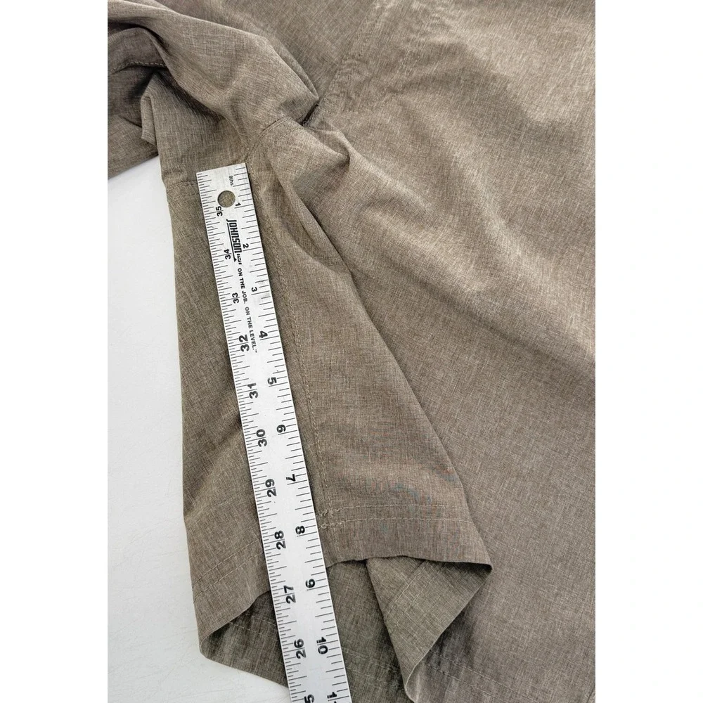 Croft‎ & Barrow Men's 34 Beige Hybrid Golf Shorts Comfort Waist Stretch Casual